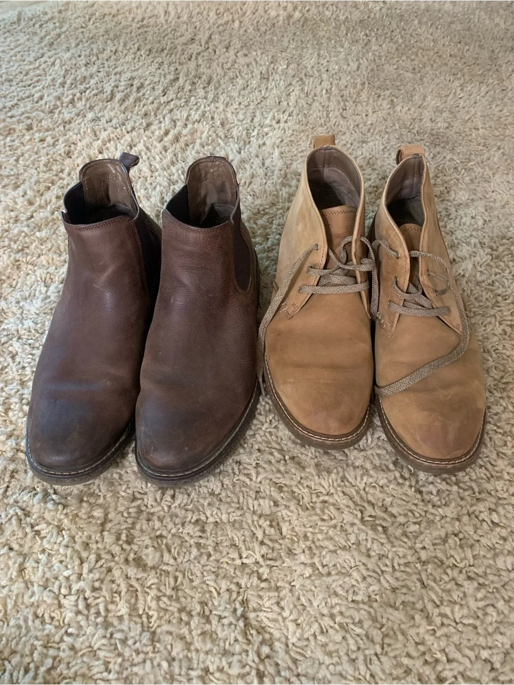 Dockers Men's Brown and Tan Chukka Boots Set